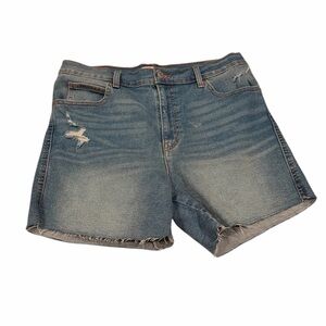 Signature by Levi’s Strauss Heritage High Rise Shorts Medium Wash Size 12